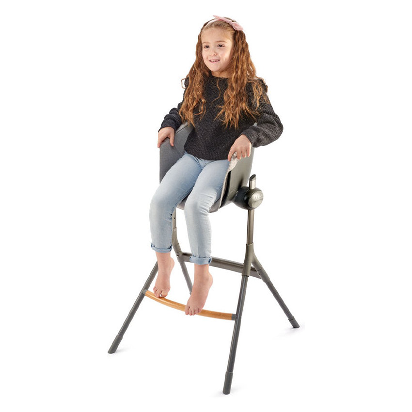 Chaise-haute évolutive Up & Down Dark grey 