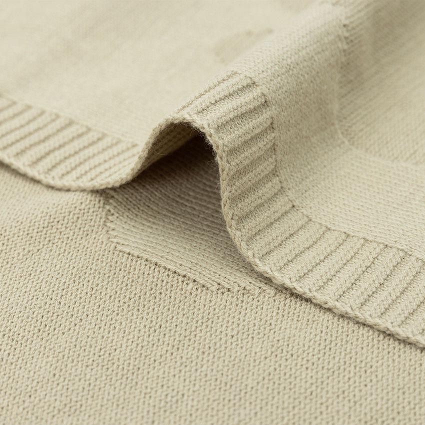 Couverture en tricot 100 x 150 cm Miffy olive green 