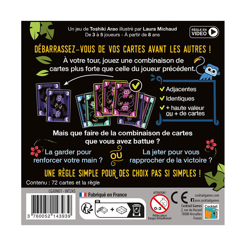 Jeu de cartes Jungo 