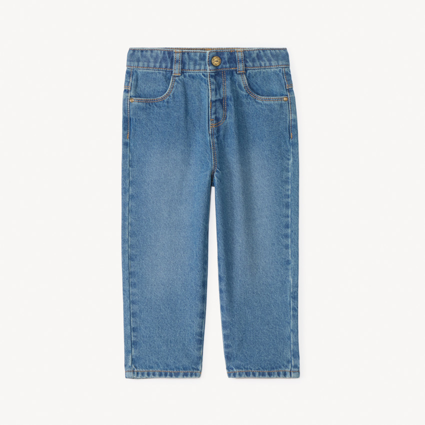 Jean large à motif 3D baleine pour bébé garçon