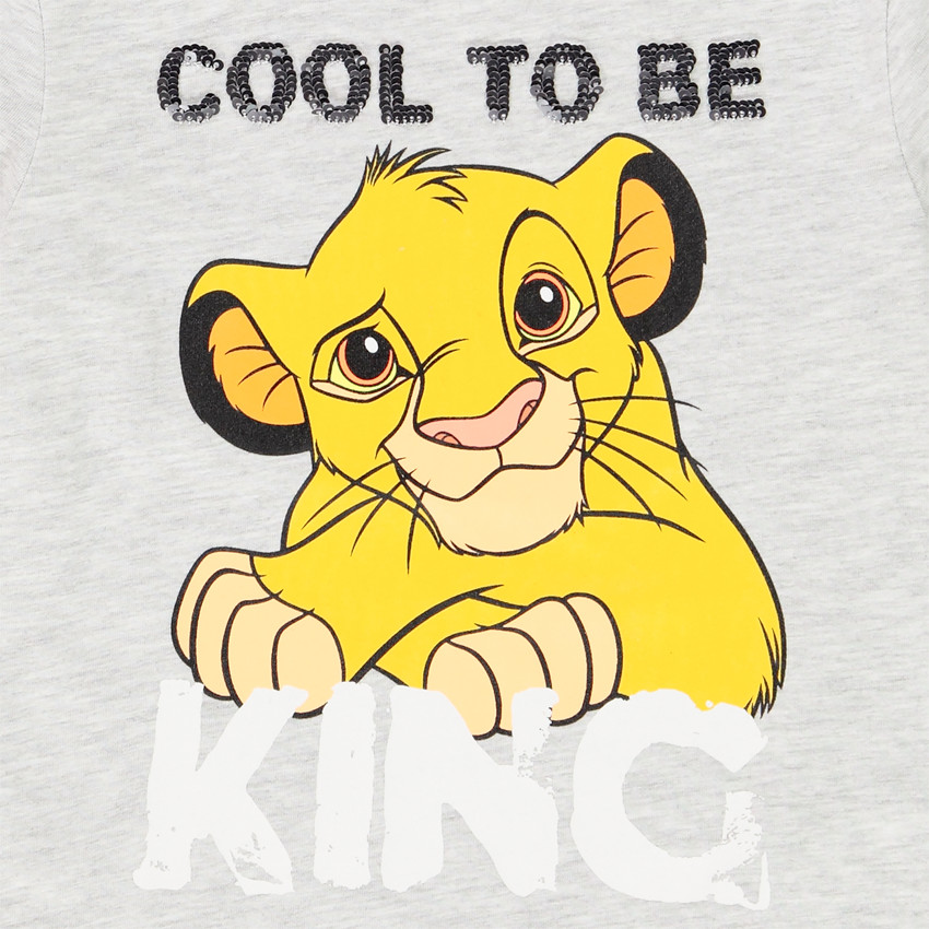 T-shirt manches longues à sequins magiques Simba Disney pour garçon 