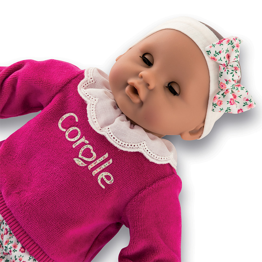 Poupon bébé câlin Maria - Rose Grenadine 