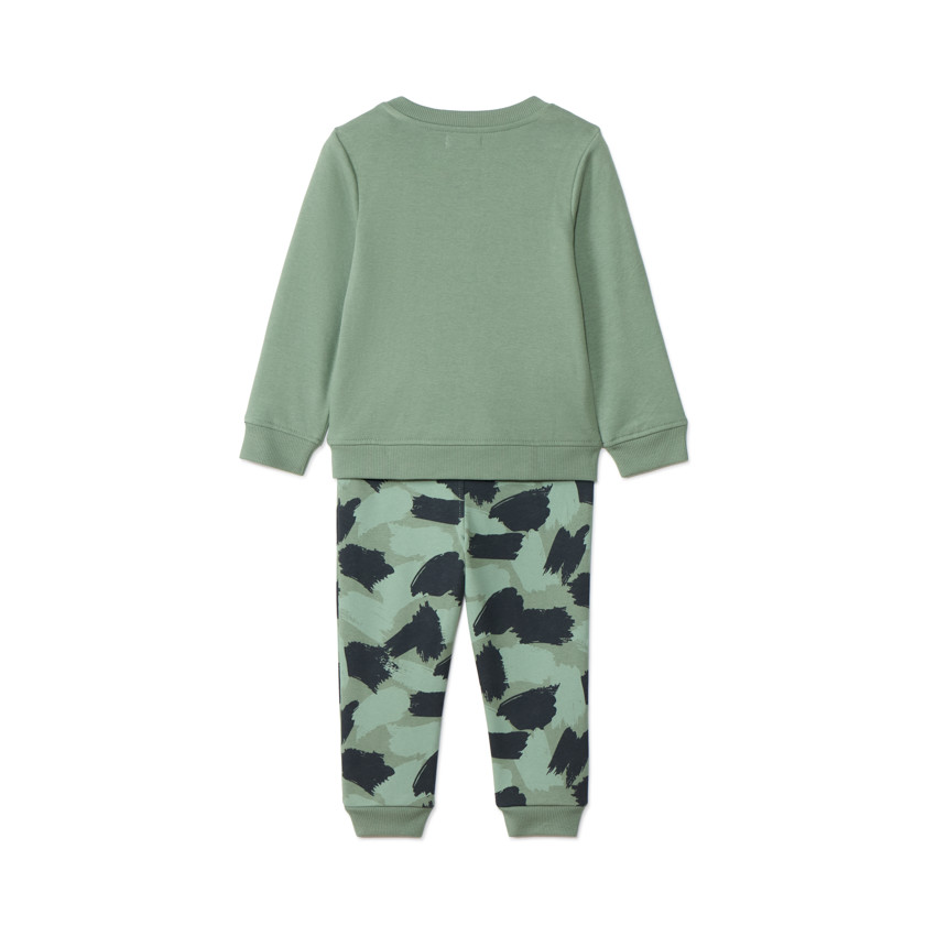 Ensemble jogging ludique à motif animal pour bébé garçon 