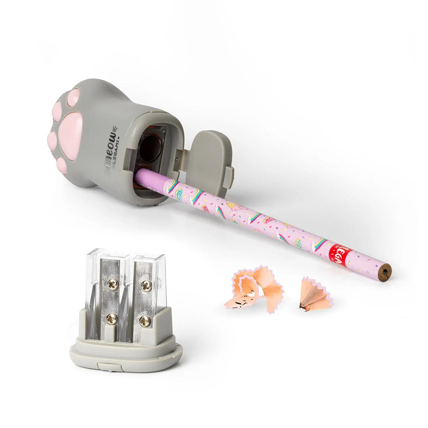 Taille-crayon avec réservoir chat Meow 