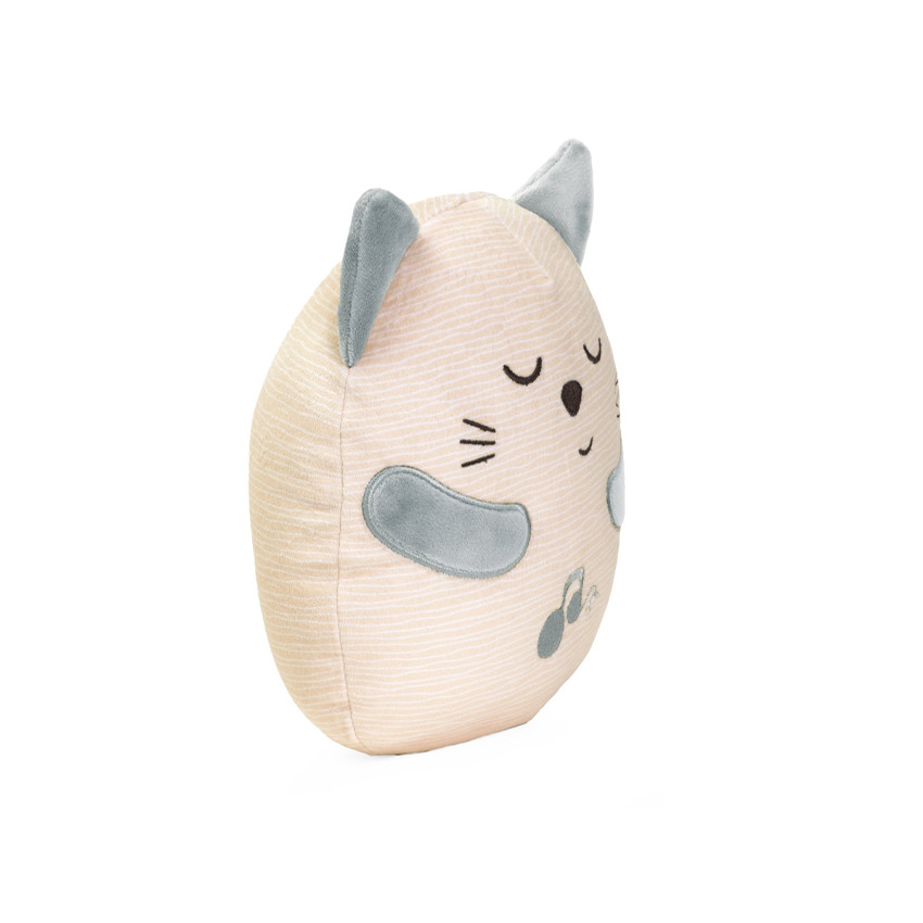Peluche d'activité chaton musicale First Dreams - Ecru (Chicco) - Image 1