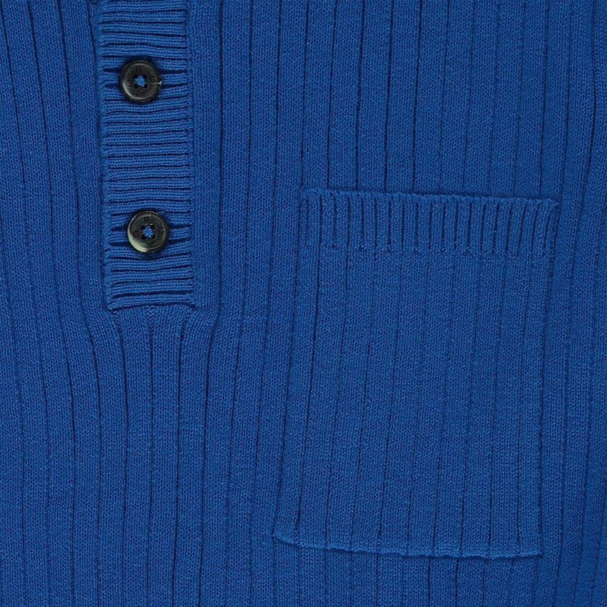 Junior - Pull côtelé avec bandes contrastées sur les manches 