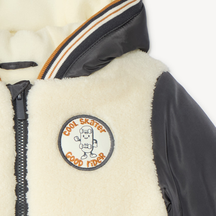 Blouson bi-matière bébé garçon 