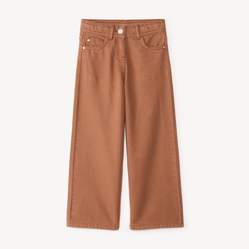 Jean large fille uni