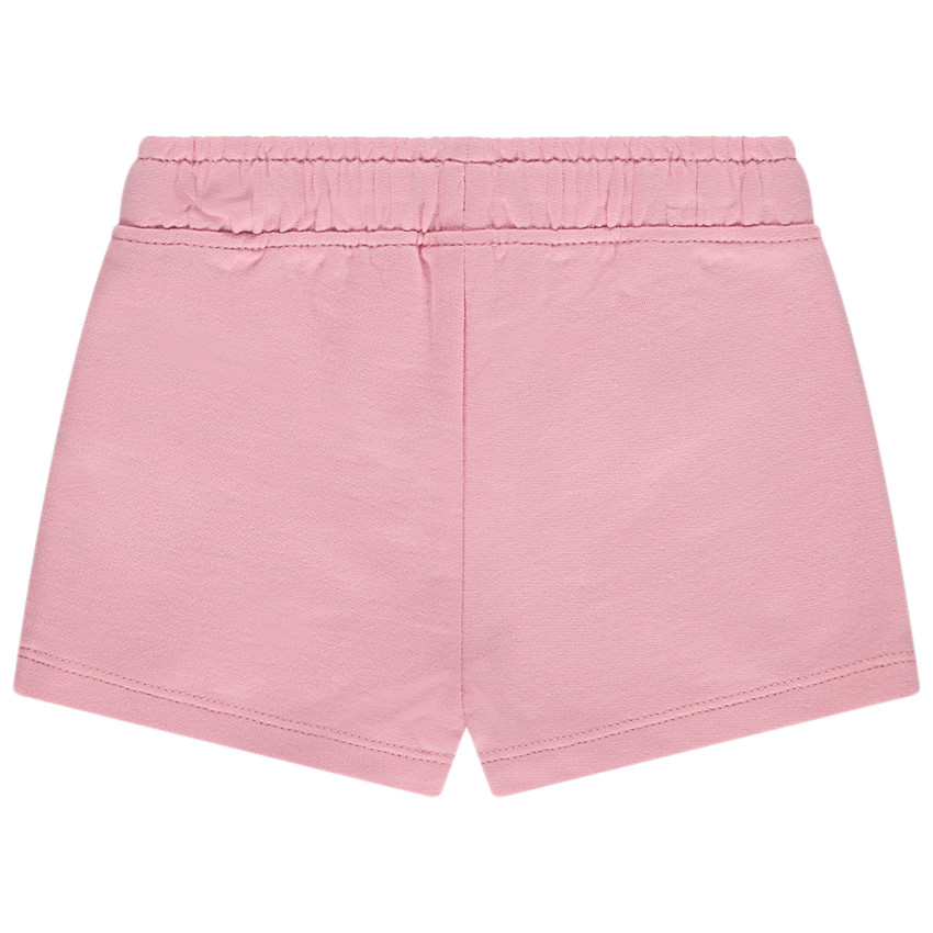 Short uni en molleton avec sugar print fleur hawaiienne pour bébé fille 