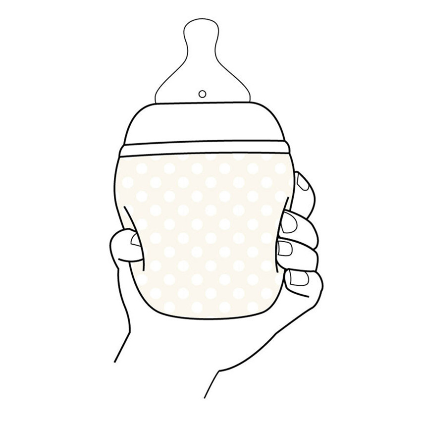 Biberon 240ml anti-colique en silicone That's Mine Bittersweet - Multicolore (Élhée) - Image 3