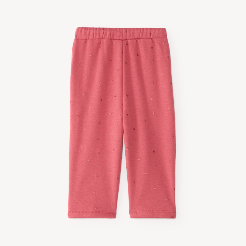 Pantalon de jogging bébé fille doublé en sherpa 