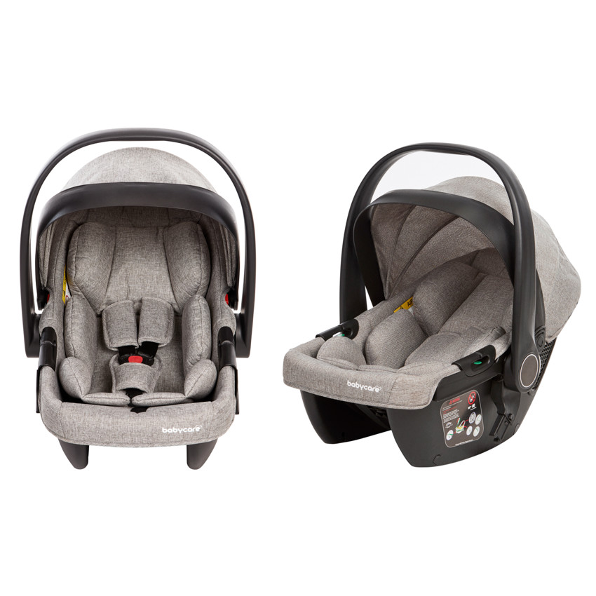 Poussette trio Triade avec siège-auto et nacelle gris - Gris (Babycare) - Image 7