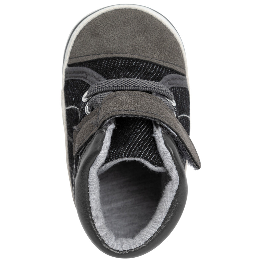 Toiles montantes à lacets et scratchs pour bébé garçon 