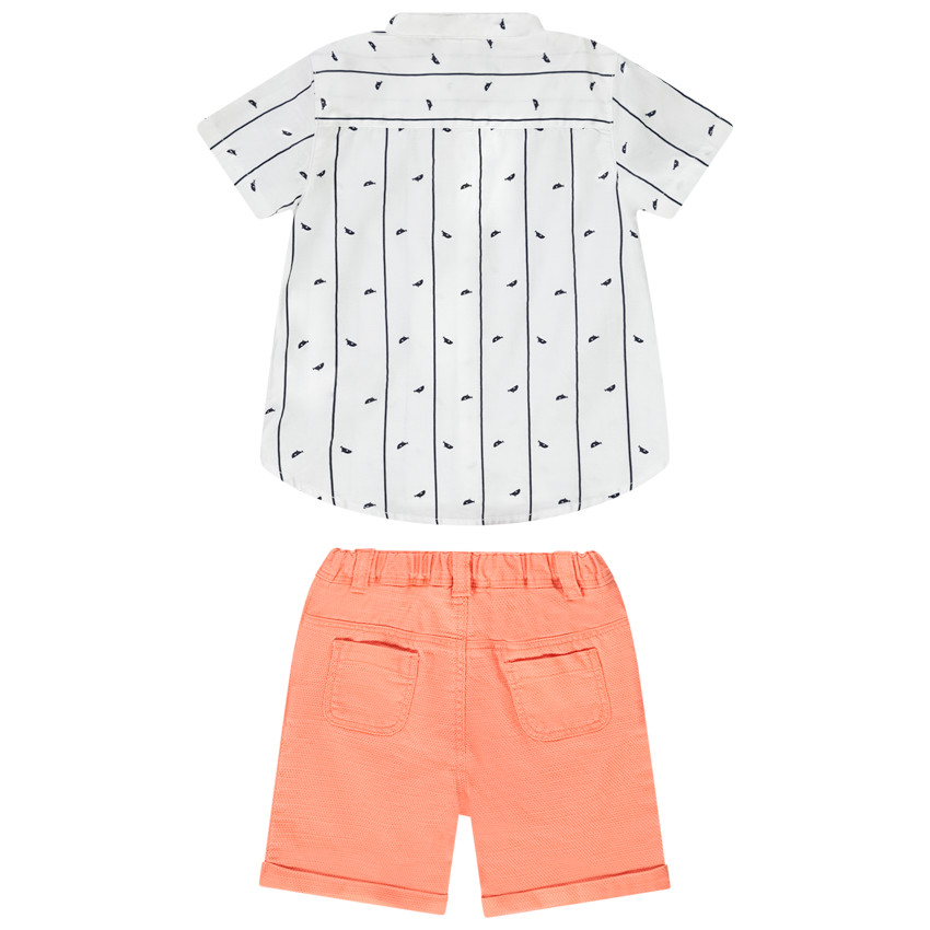 Ensemble 2 pièces en coton pour bébé garçon 