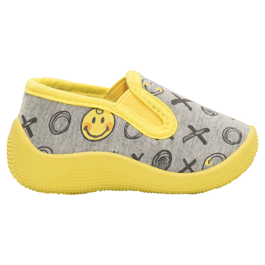 Chaussons bas avec imprimé Smiley all-over