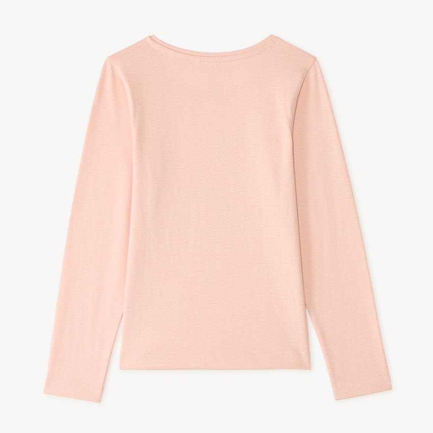 T-shirt manches longues fille imprimé fantaisie 
