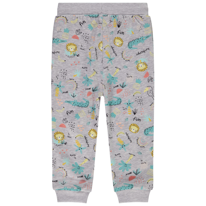 Pantalon de jogging imprimé fantaisie savane pour bébé garçon 