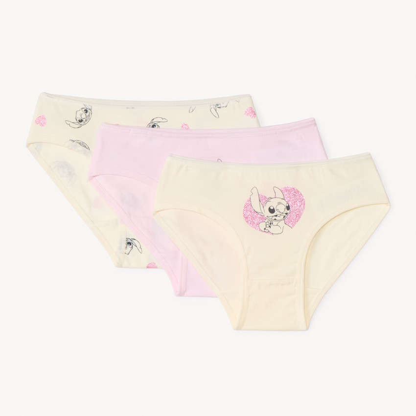 Lot de 3 culottes Stitch Disney pour fille