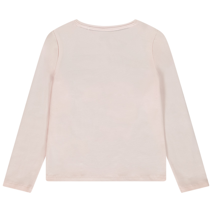T-shirt manches longues print Capitale pour fille 