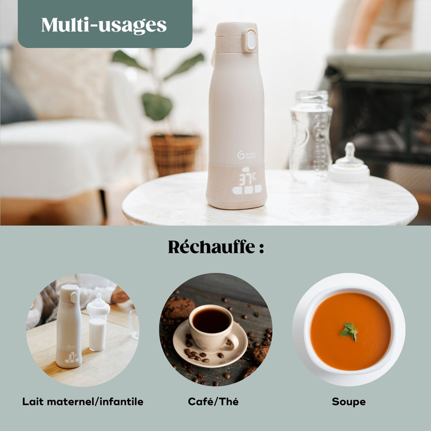 Chauffe-biberon nomade Moov Feed 