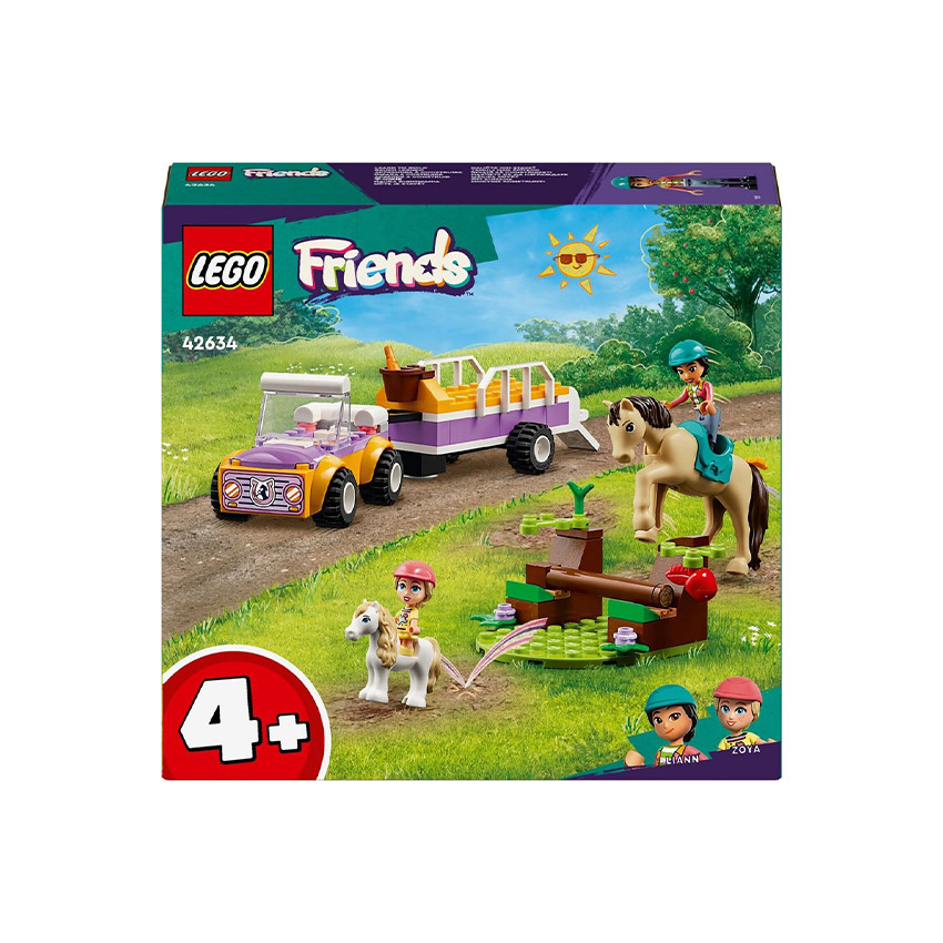 Lego construction remorque du cheval + poney Friends  