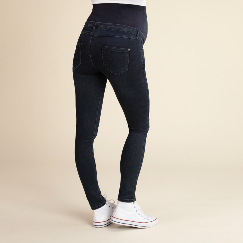 Jean skinny de grossesse extra stretch à bandeau haut 