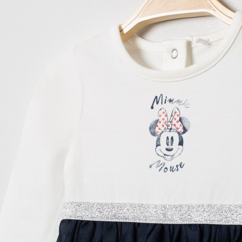Robe manches longues effet 2 en 1 Minnie Disney 