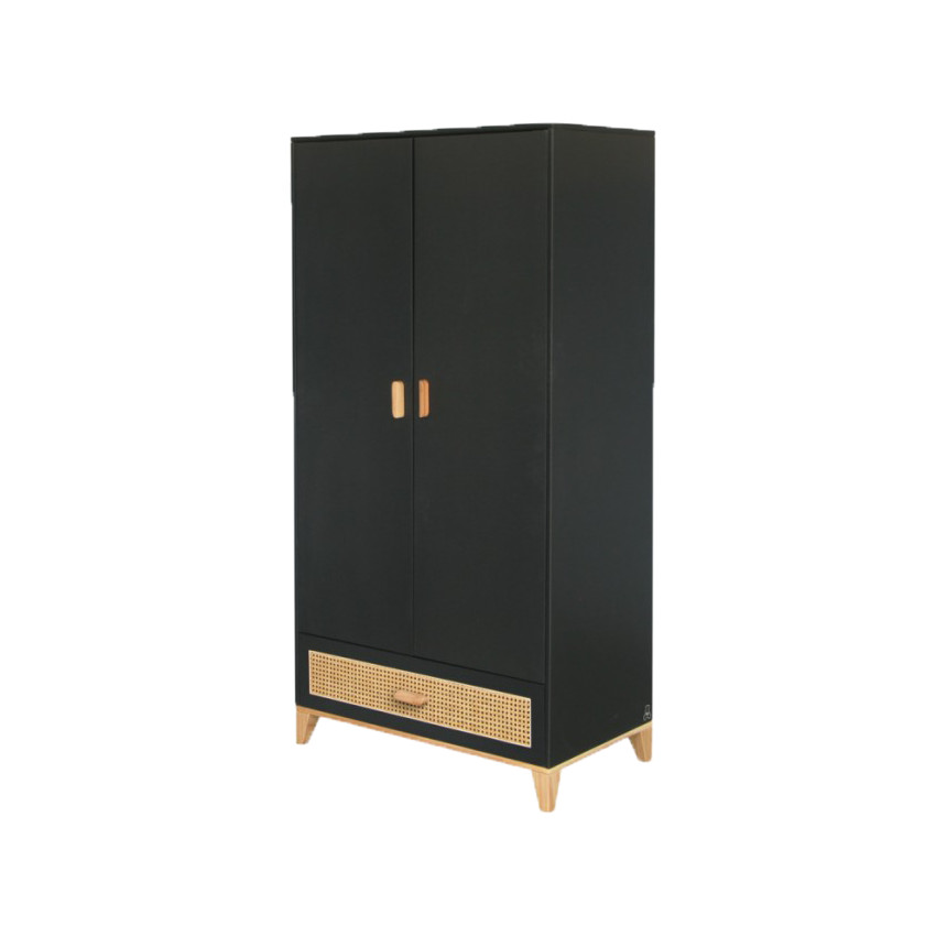 Armoire 2 portes - Canne Noir 