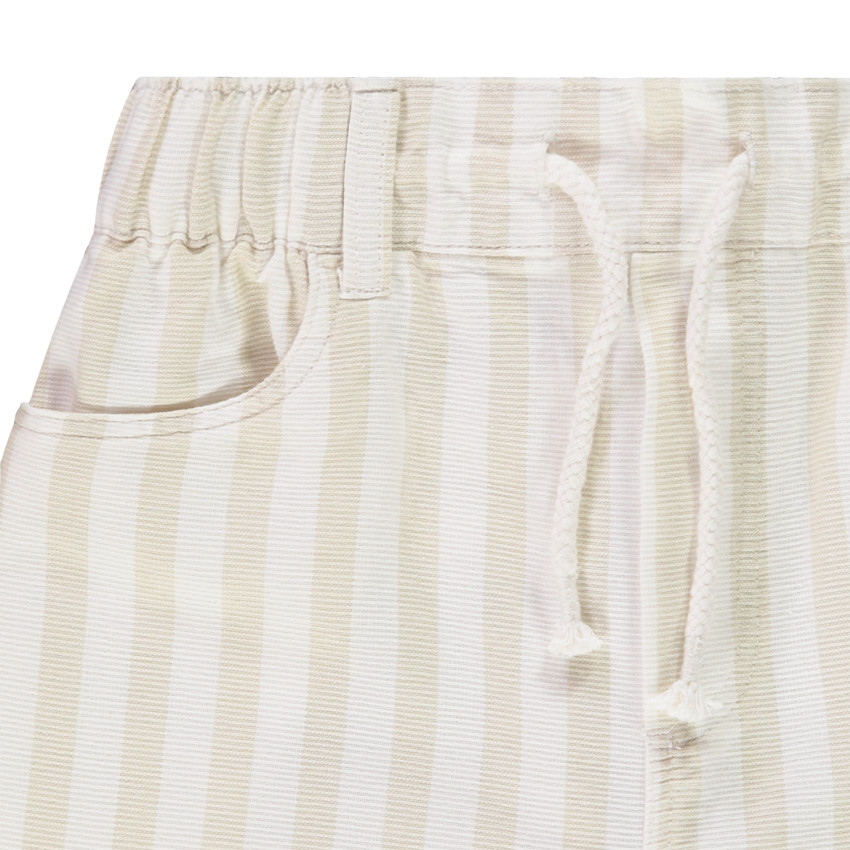 Bermuda rayé en coton pour garçon 