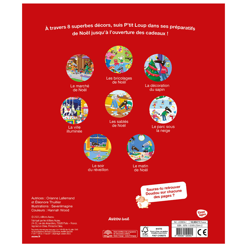 Livre "Cherche et trouve "Vive Noël" 2ans+ 