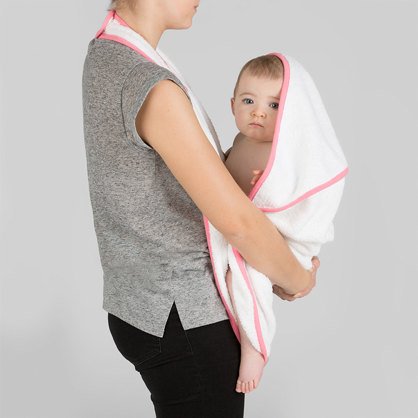 Serviette de bain en éponge pour Maman et Bébé 