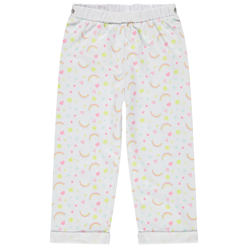 Pyjama en jersey print licorne et arcs-en-ciel Main Pyjama en jersey print licorne et arcs-en-ciel