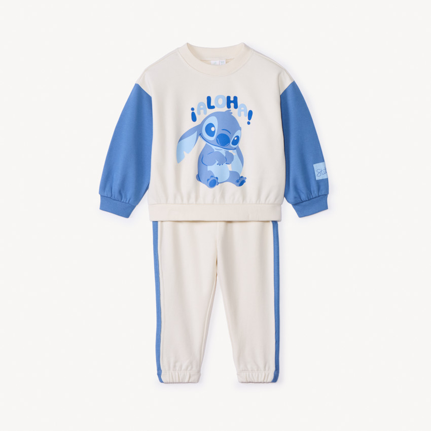 Ensemble jogging oversize Stitch Disney pour bébé garçon