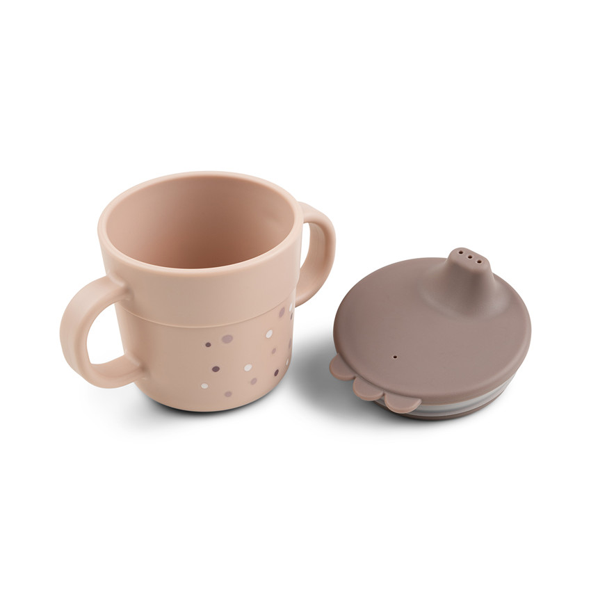 Tasse d'apprentissage Foodie Happy Dots Rose 