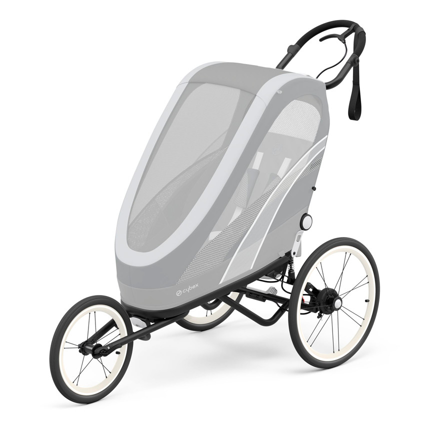 Châssis poussette sport Zeno - Black 
