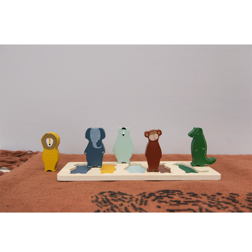 Puzzle de formes en bois 