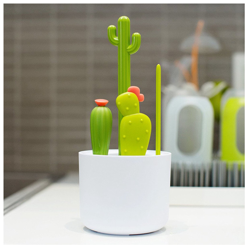Lot de 4 goupillons cactus 