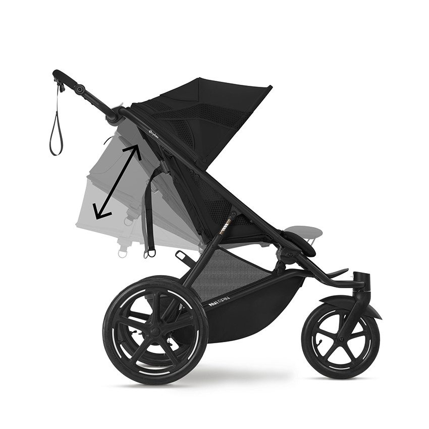 Poussette sportive tout-terrain Avi Spin moon black 