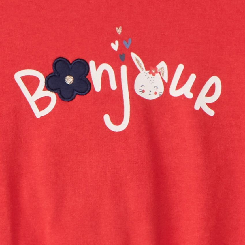 Ensemble sweat + caleçon fantaisie pour fille  