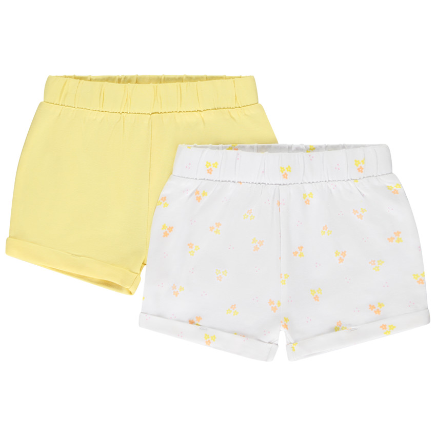 Lot de 2 shorts fantaisies pour bébé fille