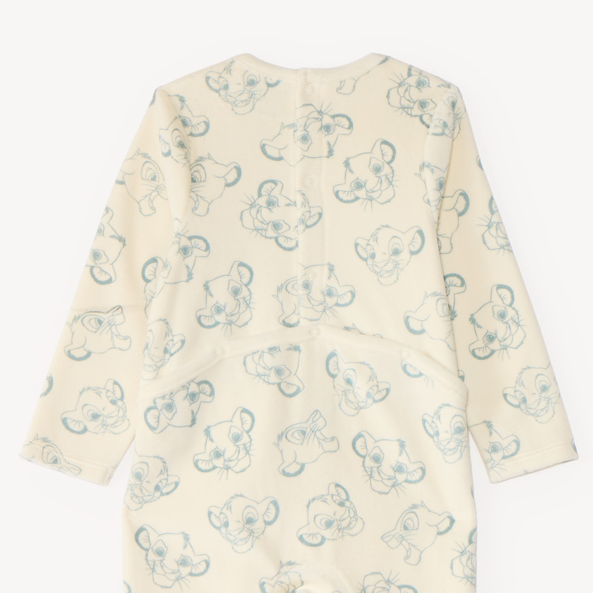 Lot de 2 dors-bien en velours bébé garçon print Simba Disney 