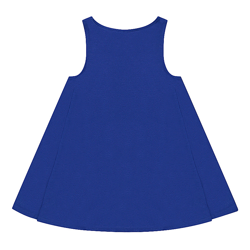 Tunique évasée avec patch fleur en dentelle 