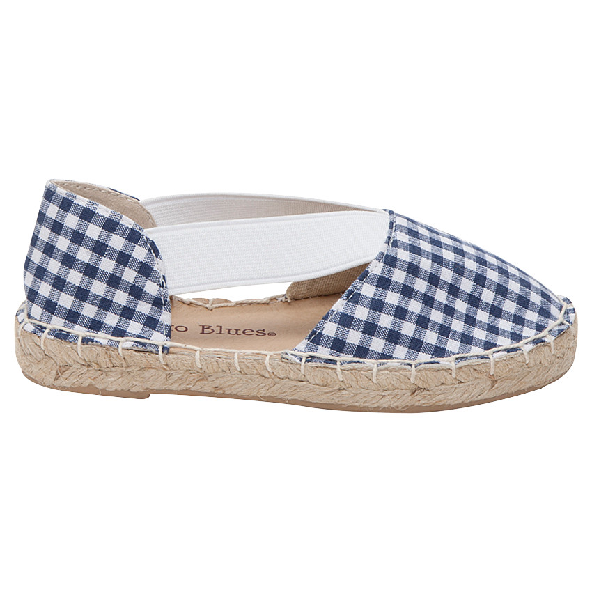 Espadrilles ajourées motif vichy du 24 au 27