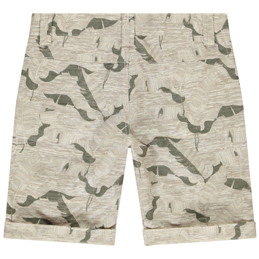 Bermuda imprimé feuilles de bananier pour garçon 