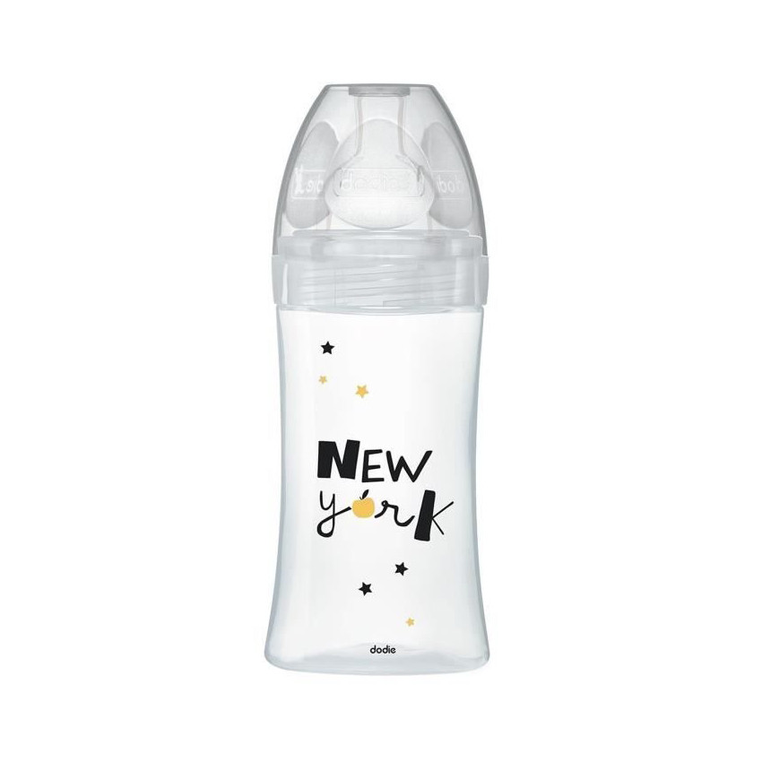 Biberon en verre Sensation + 270 ml 0-6 mois - New-York 