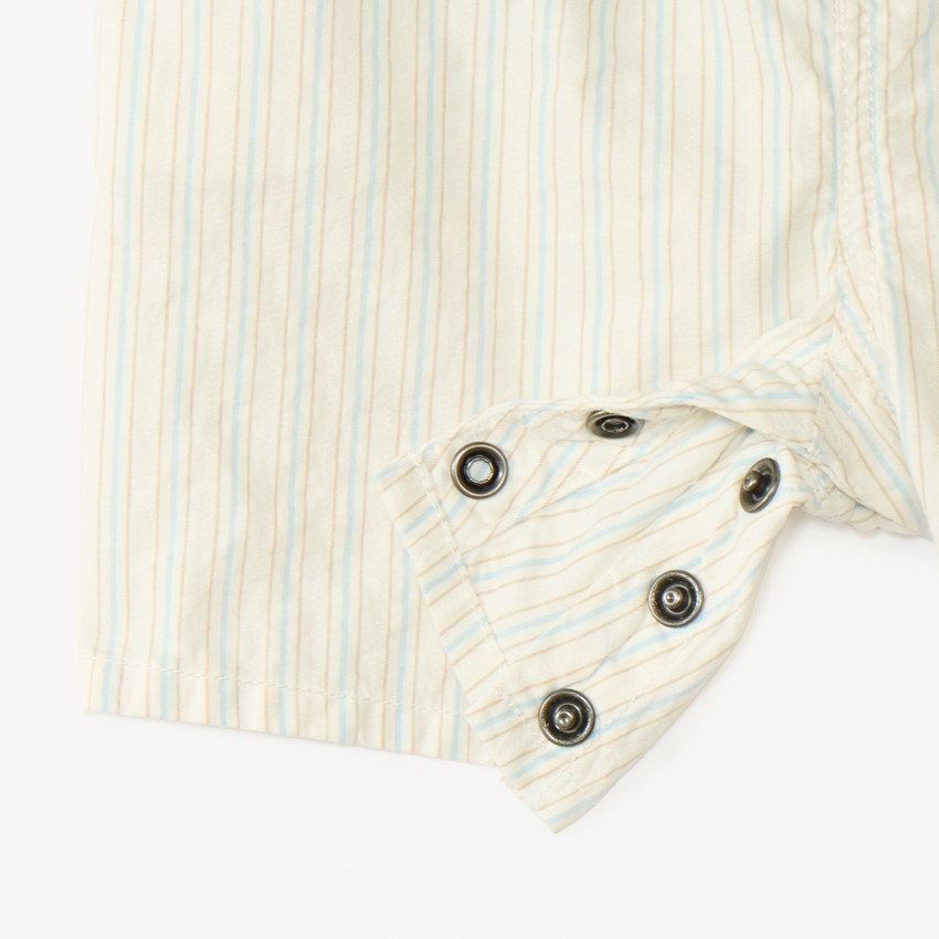 Ensemble salopette et t-shirt manches courtes uni pour bébé garçon 