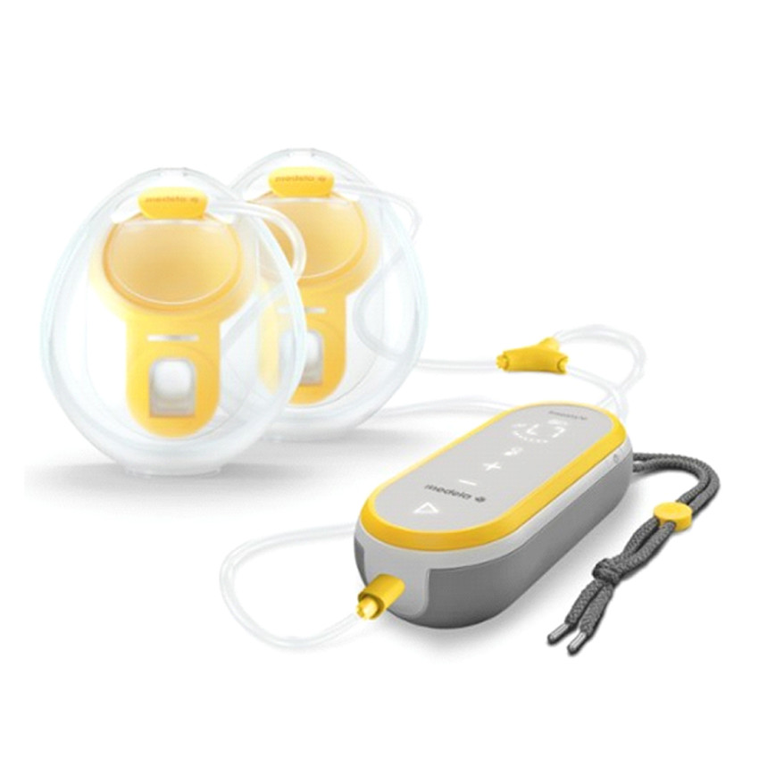 Tire-lait portable Freestyle mains libres double électrique - Jaune (Medela) - Image 1