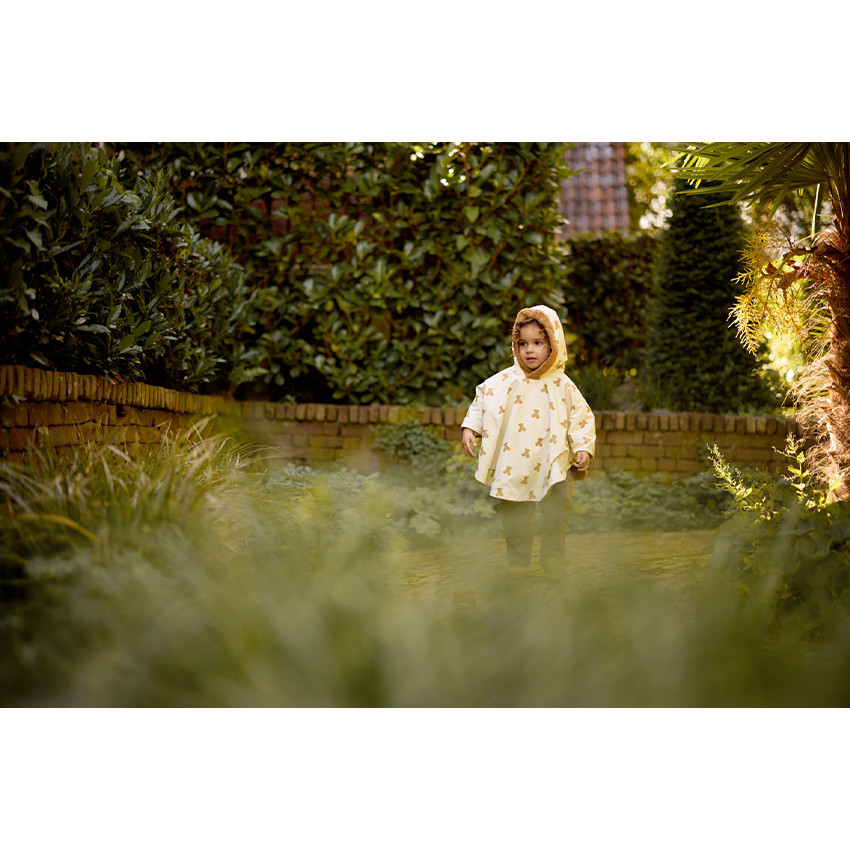 Poncho 12/36mois imperméable Mini Teddy Bear/Teddy Fleece 