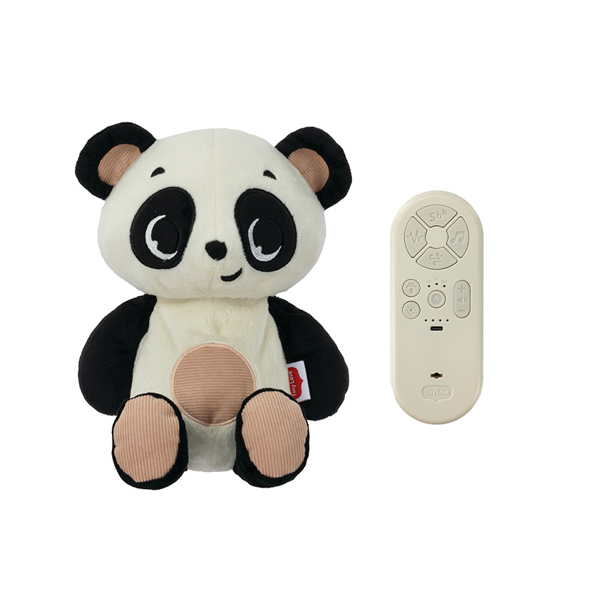 Peluche veilleuse snuggly Buddy Panda black & white 