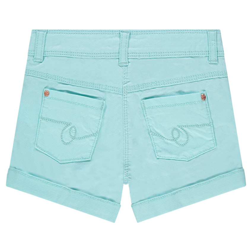 Short uni en maille fantaisie  